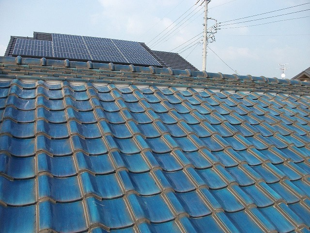 漆喰の詰め直し完了